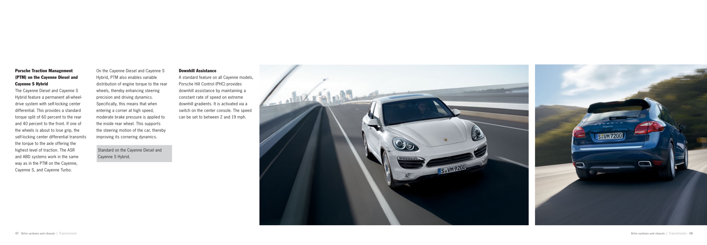 2013 Porsche Cayenne Brochure Page 7